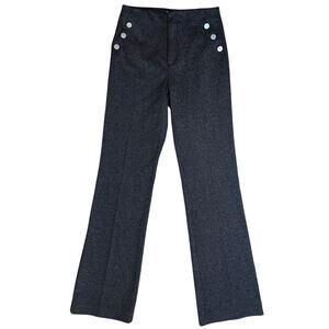 Anthropologie Ecru Worth Park Avenue Stretch Trouser Dress Pants Size 2